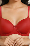 Zivame Padded Wired 3/4Th Coverage T-Shirt Bra - Sundried Tomato — thumbnail 6